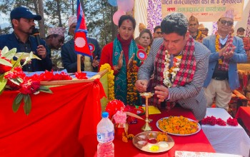 बैतडीको पाटन नगरपालिका ४मा वडा कार्यालय भवन निर्माण, सांसद भण्डारीले गरे उद्दघाटन